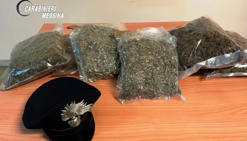 marijuana carabinieri messina 18mila dosi