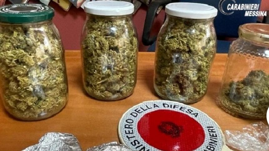 Messina. Marijuana nascosta in cucina. Arrestato 62enne